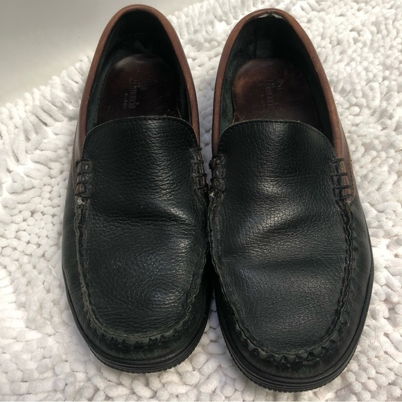 Allen Edmonds Westland Casual Black Brown Leather Driving Loafer 81/2 - Picture 2 of 7